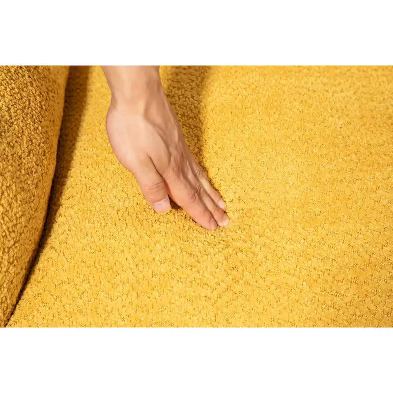 GDFStudio - COOLMORE Boucle Bean Bag Chair with Memory Foam Filling for Ultimate Comfort