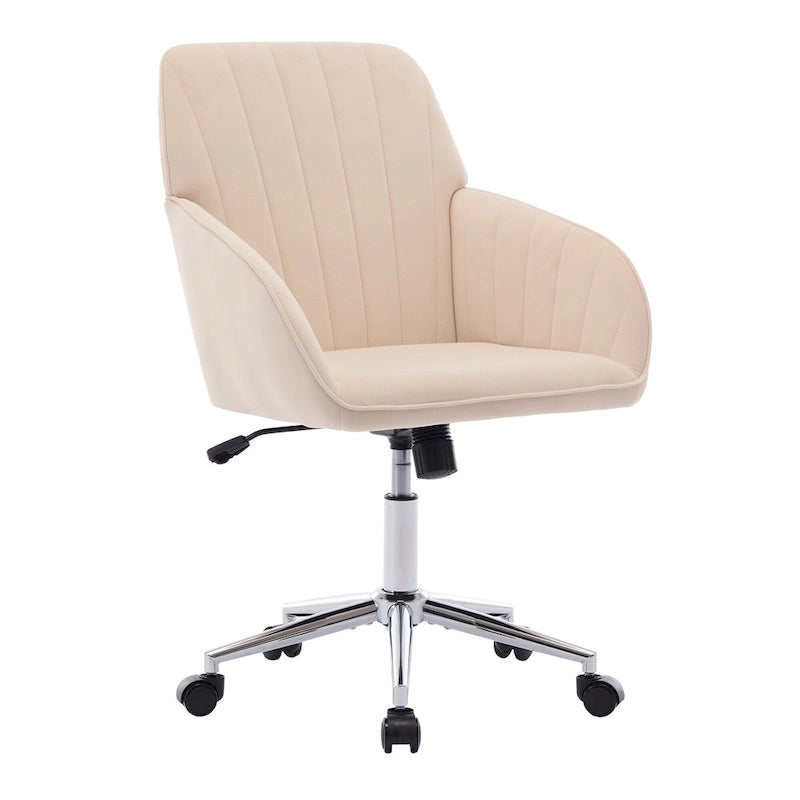 Adjustable Office Chair, Home Bedroom, Ergonomic Swivel Chair, Backrest Seat, Comfortable for Long Sitting