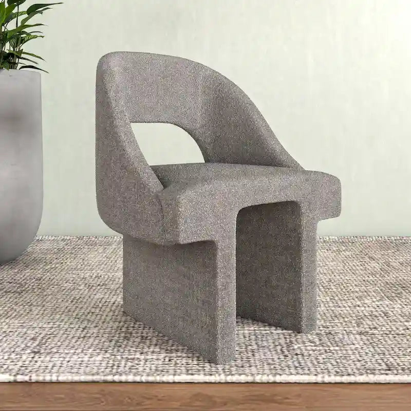 Boucle Set of 2 Modern Elegant Upholstered Accent Chair with MDF Wood Frame for Home Office Living Room & Bedroom