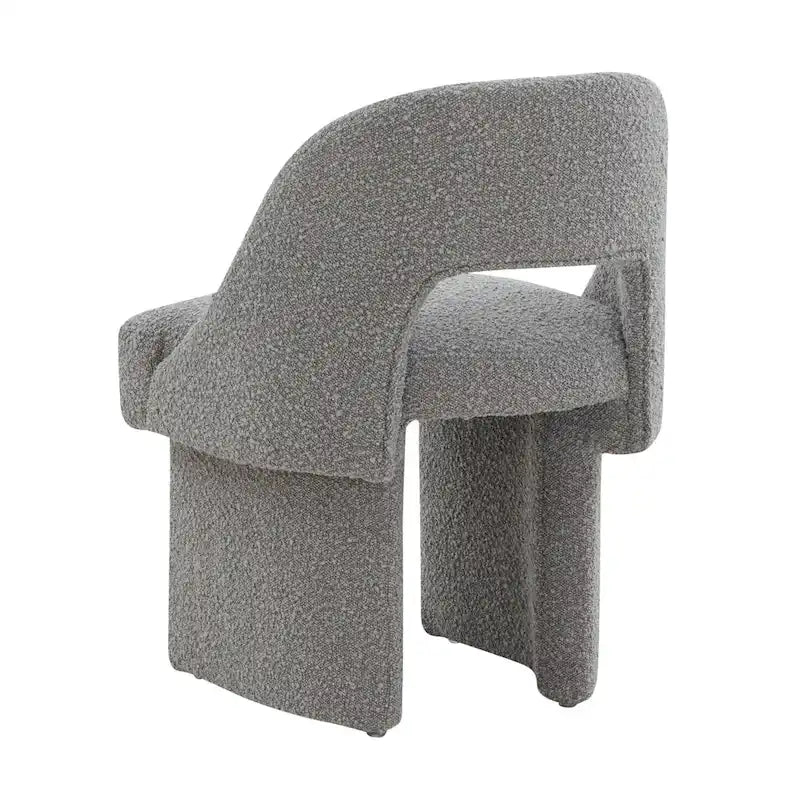 Boucle Set of 2 Modern Elegant Upholstered Accent Chair with MDF Wood Frame for Home Office Living Room & Bedroom