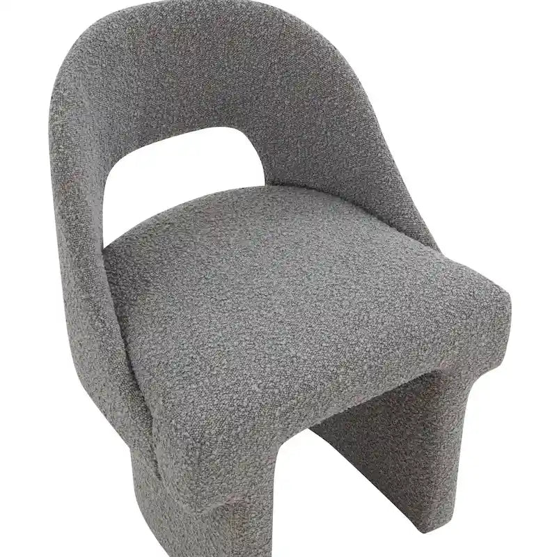 Boucle Set of 2 Modern Elegant Upholstered Accent Chair with MDF Wood Frame for Home Office Living Room & Bedroom