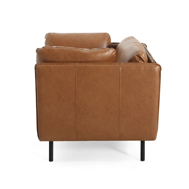 Modern 39.17 Upholstered Accent Chair with Solid Metal Legs and Pillow for Living Room