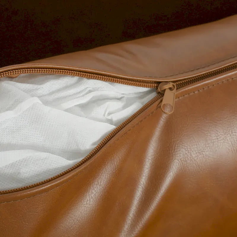 Modern 39.17 Upholstered Accent Chair with Solid Metal Legs and Pillow for Living Room