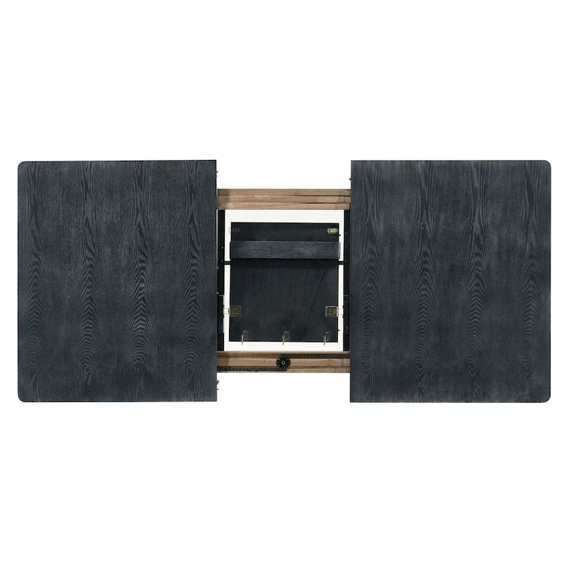 Regan Wood and Cane Upholstered Expandable 7 Piece Dining Set by Christopher Knight Home