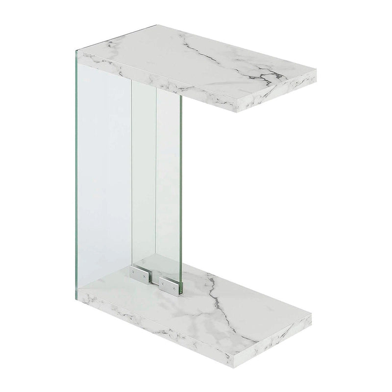 Convenience Concepts SoHo Glass C End Table