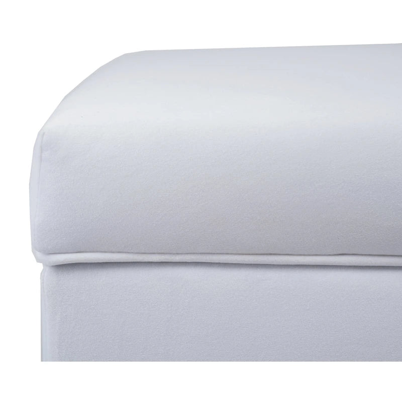 Mid Century Modern Tufted Upholstered Living Room Bench