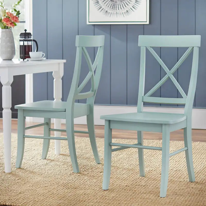 Simple Living 7-piece Albury Cross Back Dining Set