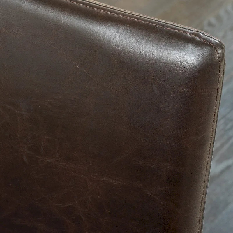 Comstock Bonded Leather Stackable Dining Chairs (Set of 4) by Christopher Knight Home