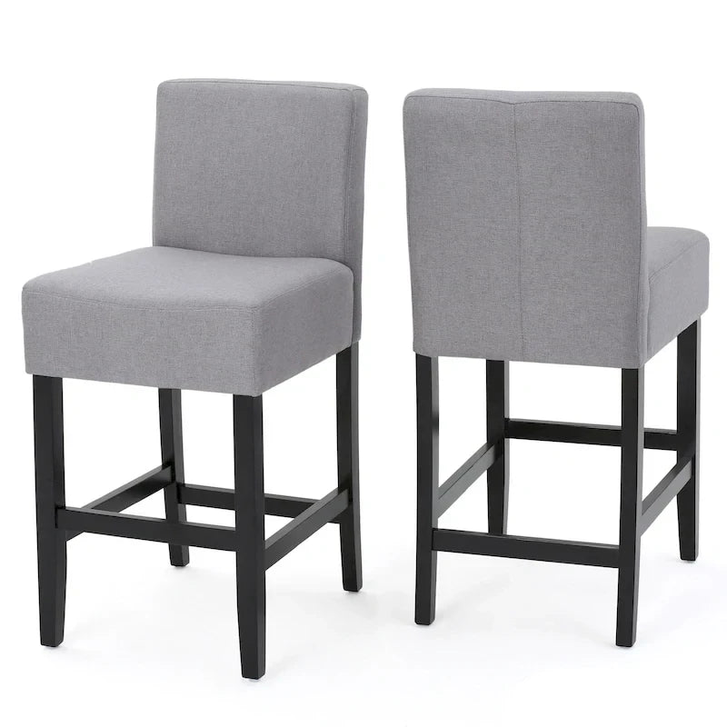Lopez 26-inch Fabric Counter Stool (Set of 2) by Christopher Knight Home - 26