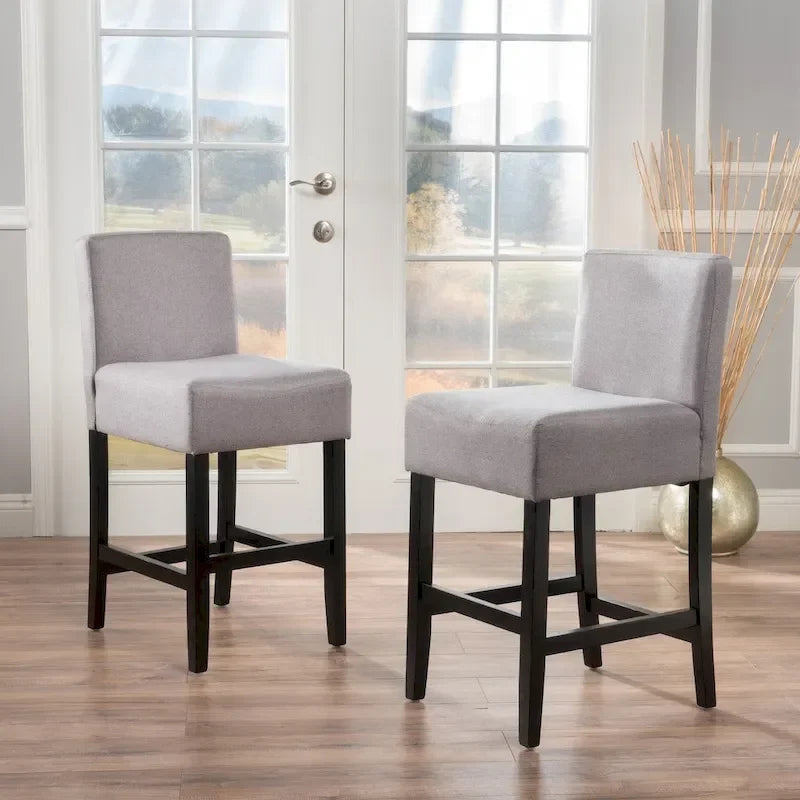 Lopez 26-inch Fabric Counter Stool (Set of 2) by Christopher Knight Home - 26
