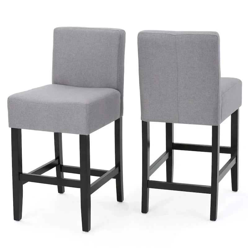 Lopez 26-inch Fabric Counter Stool (Set of 2) by Christopher Knight Home - 26