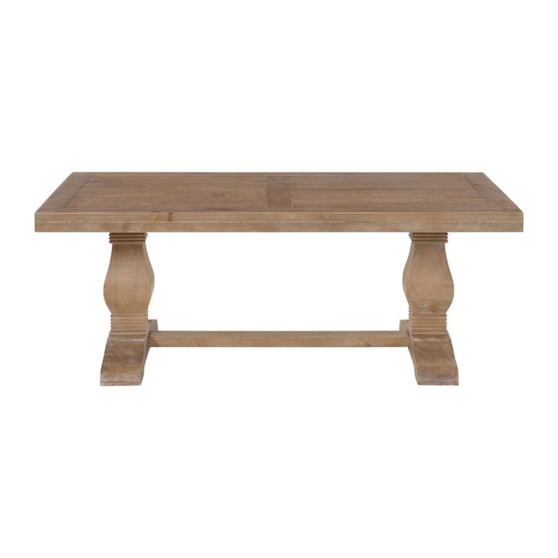 Napa 50 Solid Wood Pedestal Coffee Table