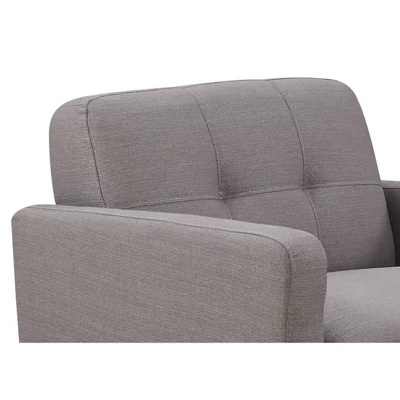 Crystal Grey 3-Piece Living Room Sofa Set