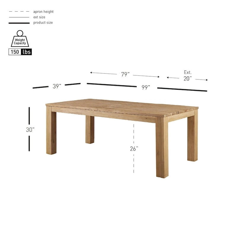 Bedford Butterfly Dining Table