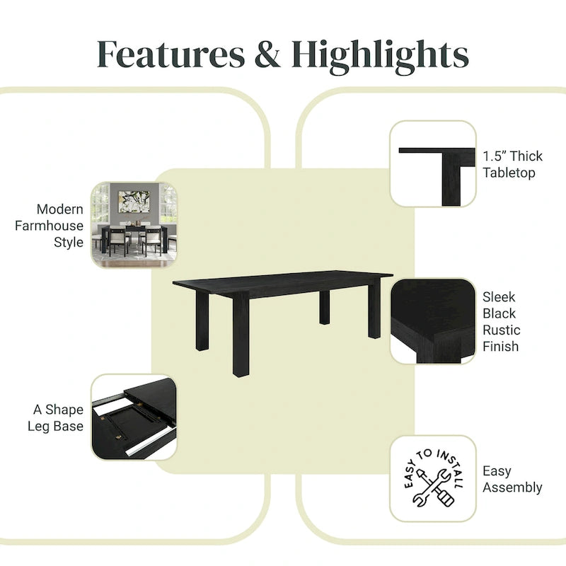 Bedford Butterfly Dining Table