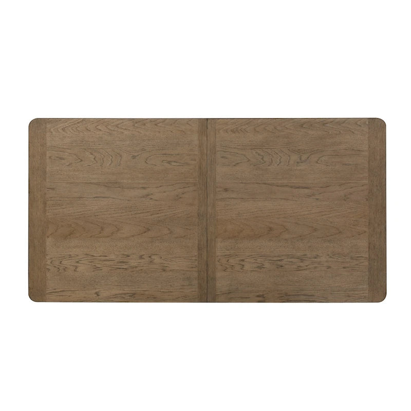 Farmhouse Reimagined Antique White Opt 6 Piece Trestle Table Set