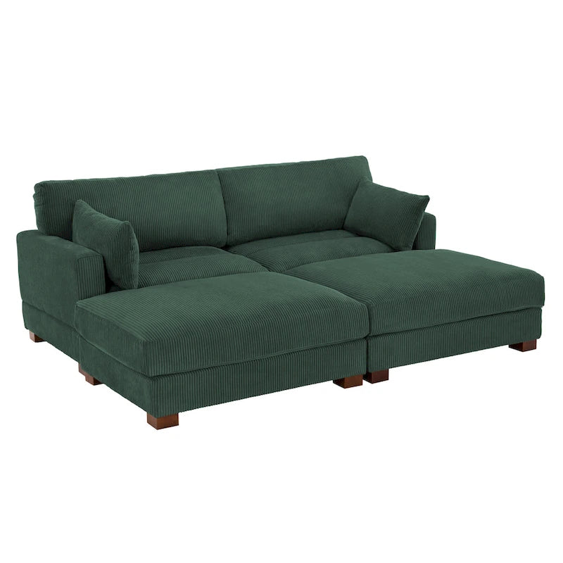 88 Convertible Larger Couch Modular Sectional Sofa Set