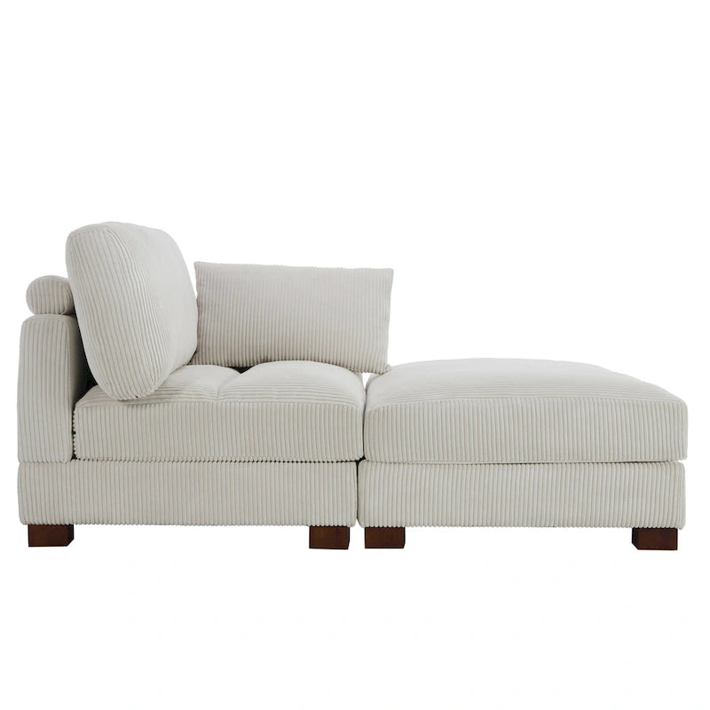 88 Convertible Larger Couch Modular Sectional Sofa Set