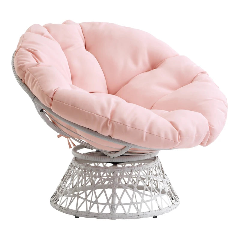 The Curated Nomad Avoca Woven Wicker Papasan Chair