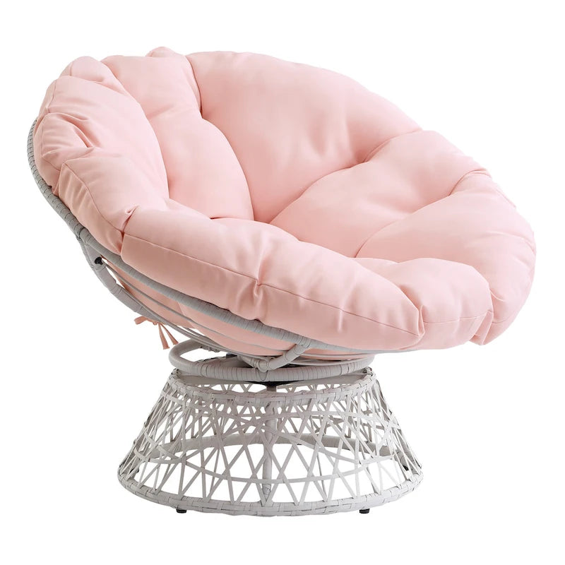The Curated Nomad Avoca Woven Wicker Papasan Chair
