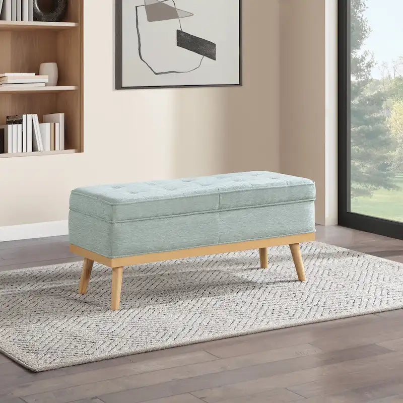 Carson Carrington Sastamala Mid-century Storage Bench