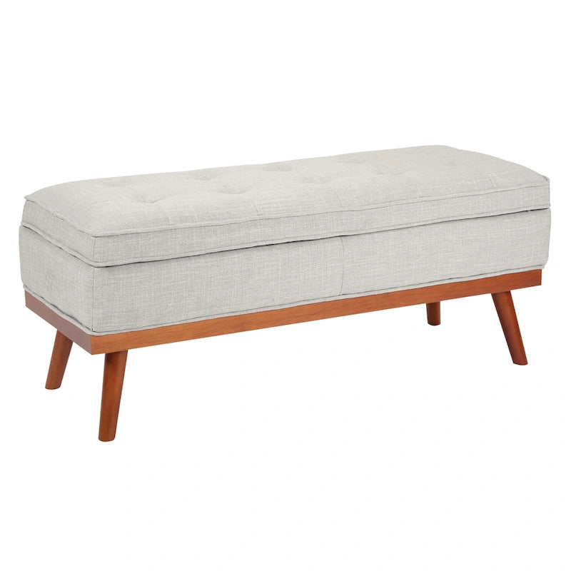 Carson Carrington Sastamala Mid-century Storage Bench