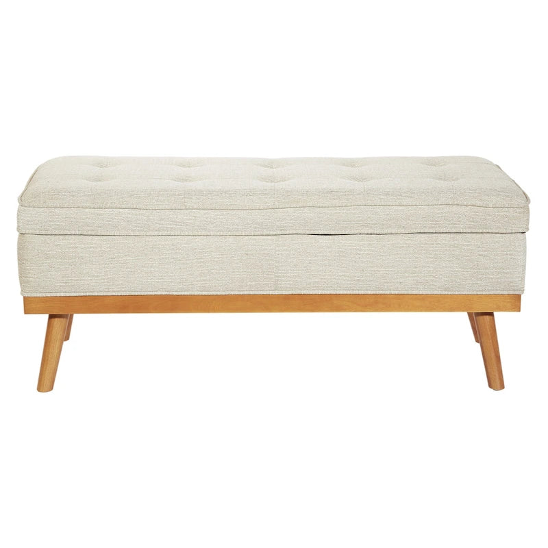 Carson Carrington Sastamala Mid-century Storage Bench
