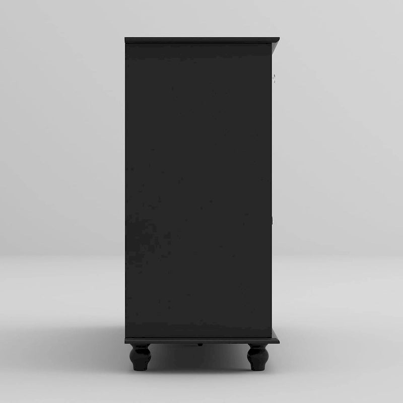 55W Mirrored Credenza Sideboards Buffets Cabinet Bookcase Living Room