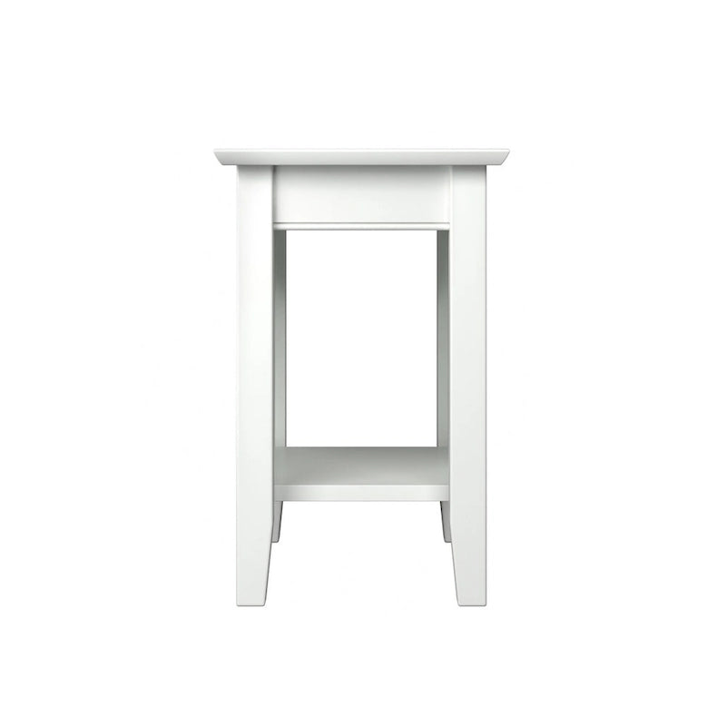 AFI Nantucket Chair Side Table with Built-in Charger