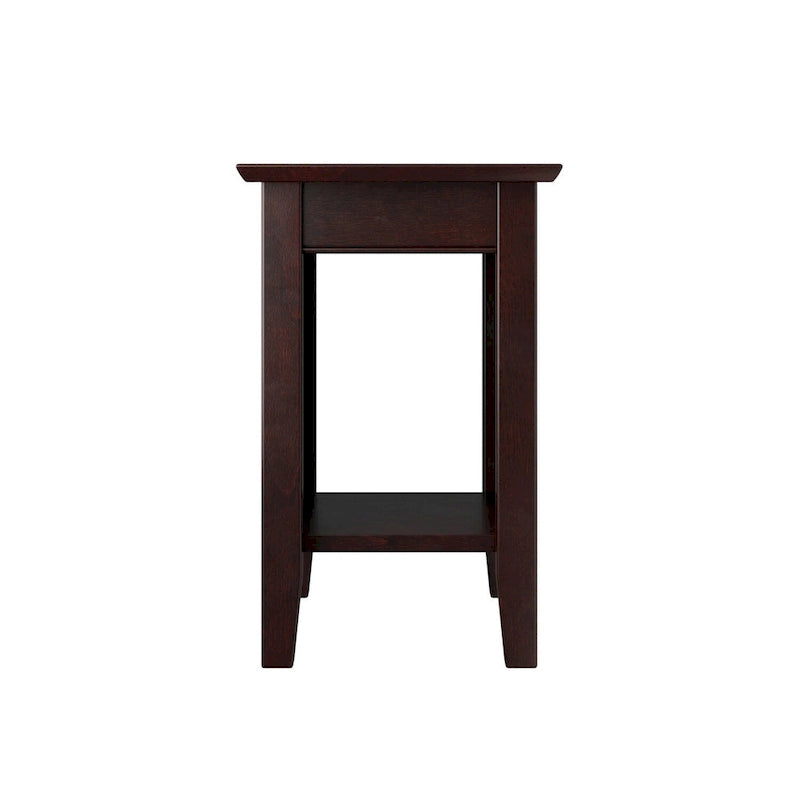 AFI Nantucket Chair Side Table with Built-in Charger