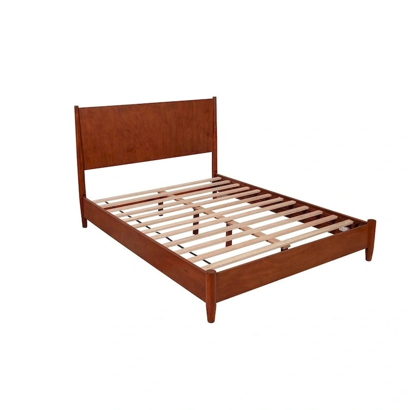 Alpine Furniture Flynn Platform Bed, Acorn