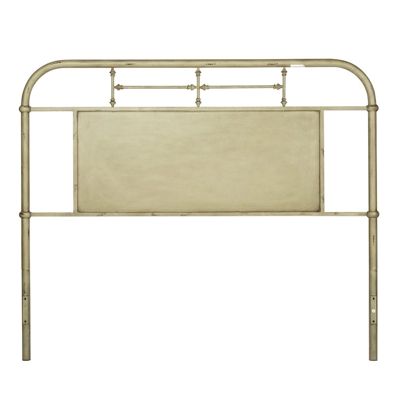 Vintage Series Metal Distressed King Headboard