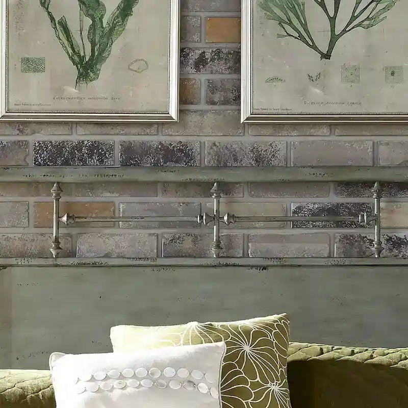 Vintage Series Metal Distressed King Headboard