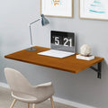 Multifunctional Wall Mounted Folding Desk Wooden Shelf & Workbench