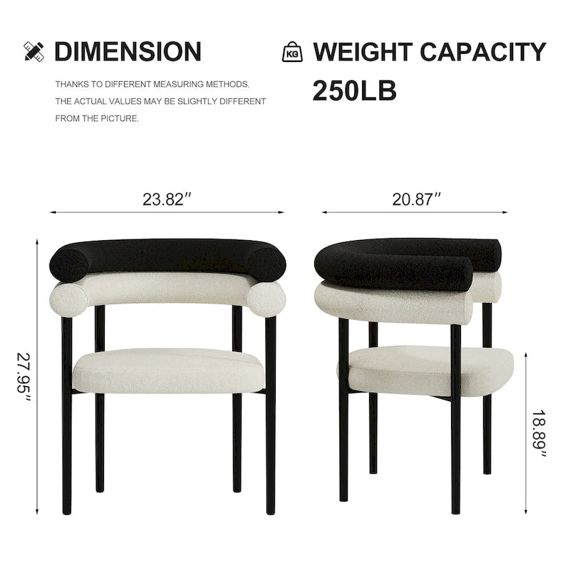 Modern Minimalist 6 - Person Sintered Stone Extendable Dining Set