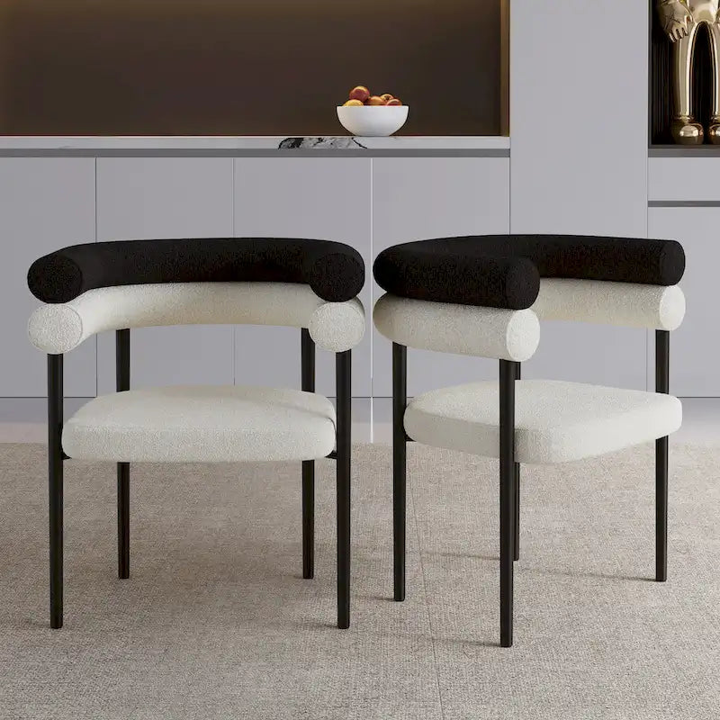 Modern Minimalist 6 - Person Sintered Stone Extendable Dining Set