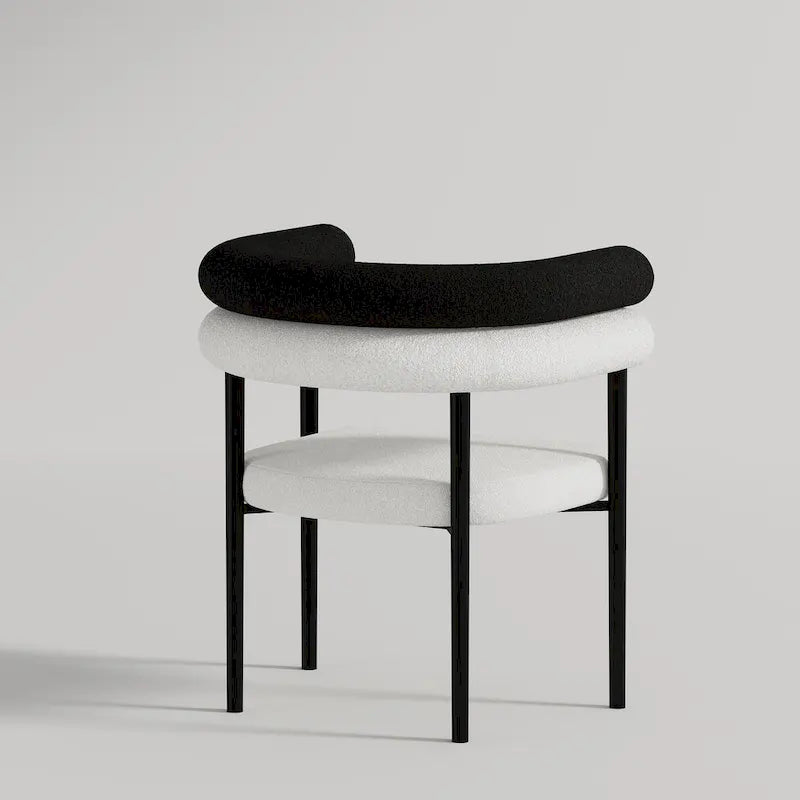 Modern Minimalist 6 - Person Sintered Stone Extendable Dining Set