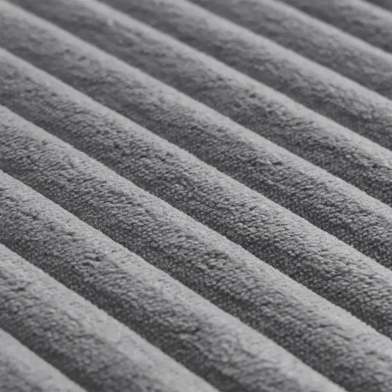 86.6Inch Corduroy 3-seater sofa With 3 back pillows , 2 toss pillows and two ottoman ,Comfy Sofa- Deep Seat Couch for Living Roo