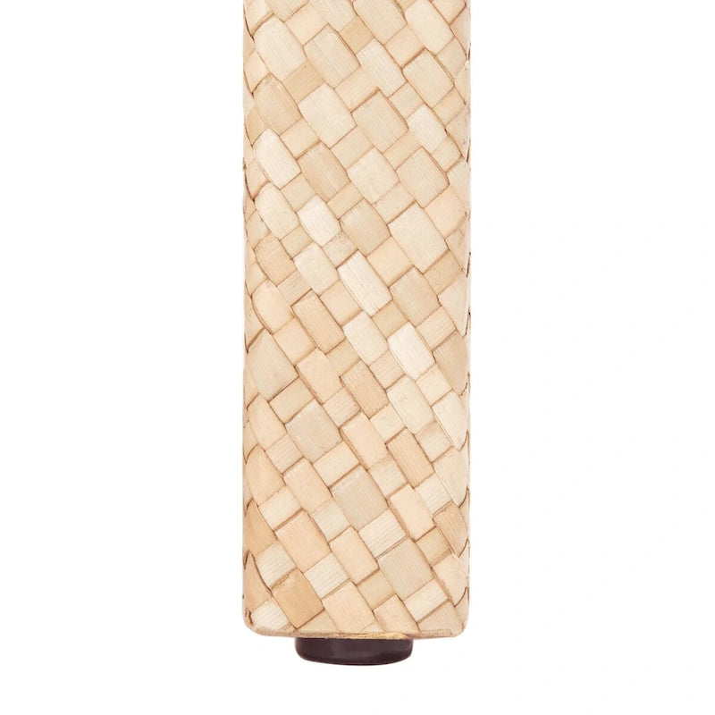 SAFAVIEH Iza Light Natural Raffia/ Gold Console Table - 31 W x 14 L x 30 H - 31Wx14Dx30H