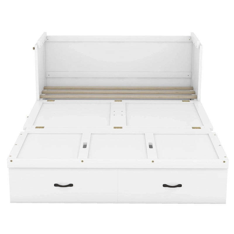 Murphy Bed with USB Port and a Large Drawer