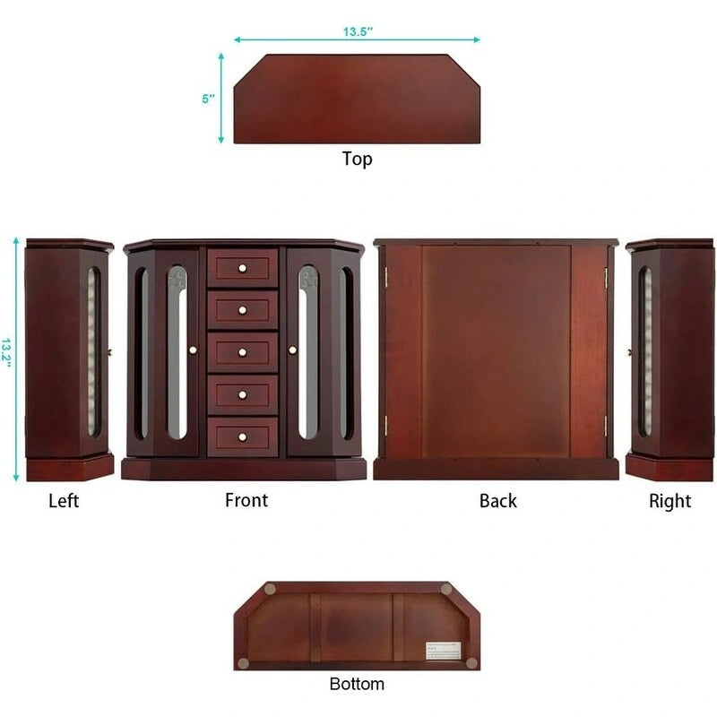 Jewelry Box - 5D x 13.5W x 13.2H