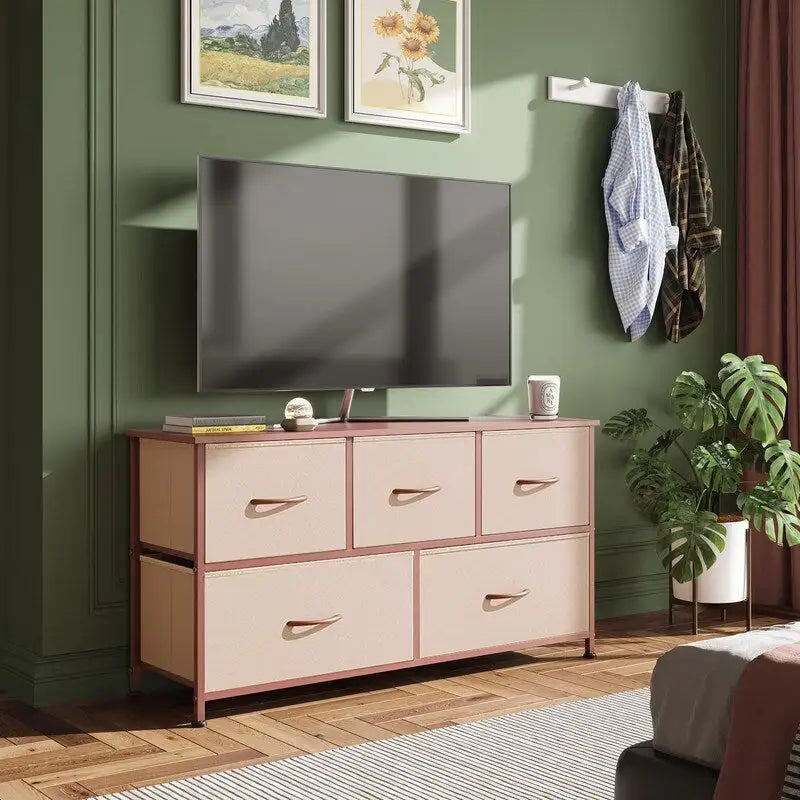 Dresser for Bedroom with 5 Drawers