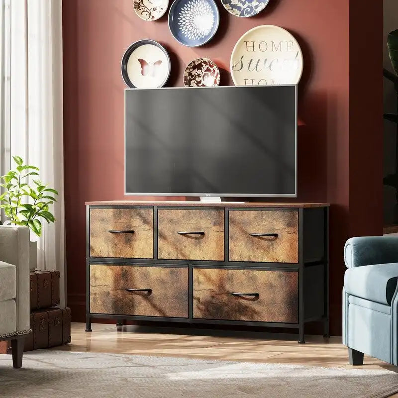 Dresser for Bedroom with 5 Drawers