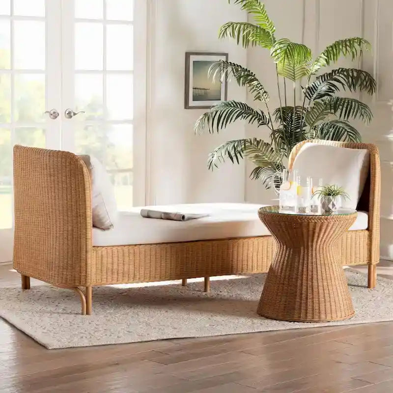 Diva Bohemian Light Honey Rattan Daybed