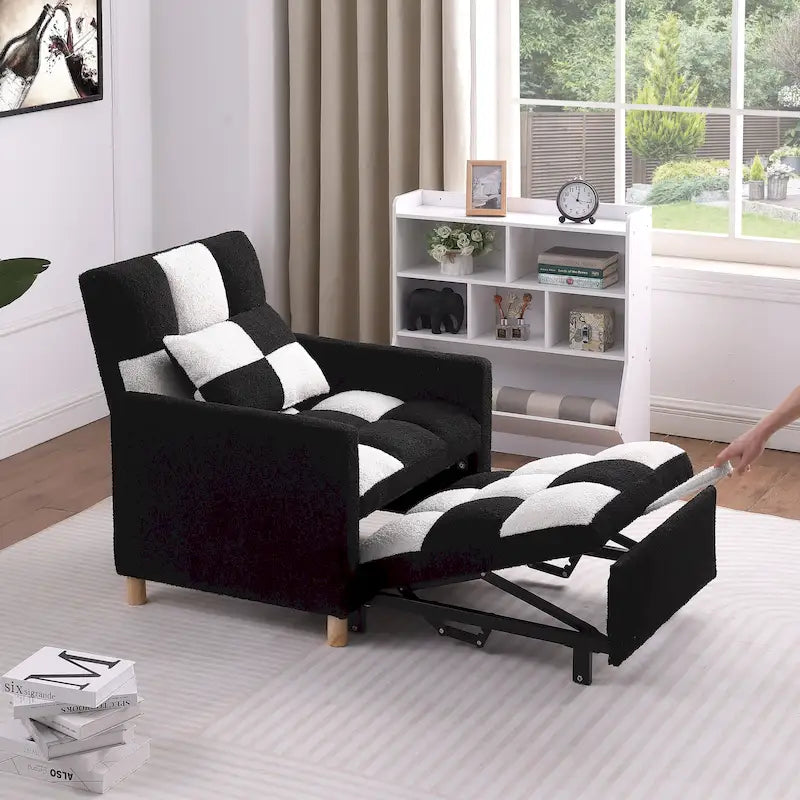Convertible Sleeper Sofa Chair Bed with Pillow