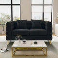 Ouyessir Teddy Fabric Modern Sectional Sofa Sets L-Shape/2/3/4 Seater Sofa Couch with Pillows