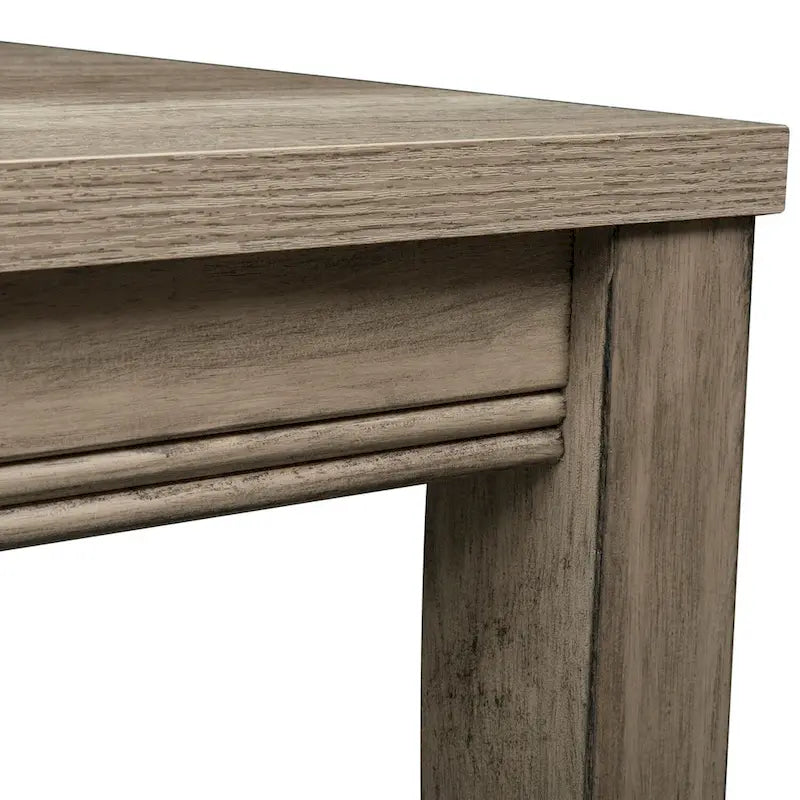 The Gray Barn Sun Valley Sandstone Rectangular Leg Table - Brown
