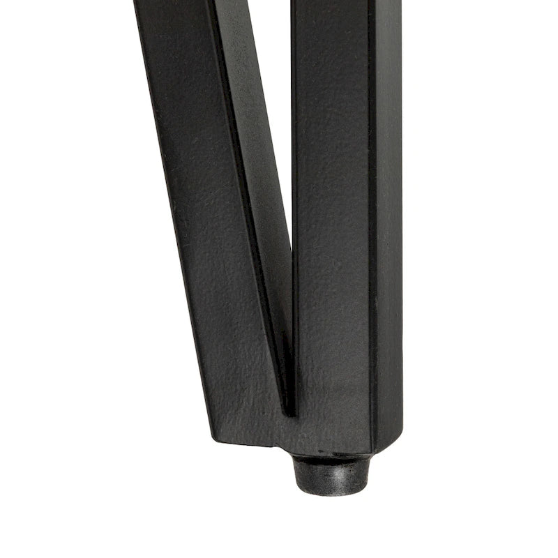 Wood Side Coffee Table with Metal Hairpin Legs