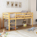 Wood Loft Bed Low Loft Beds with Ladder