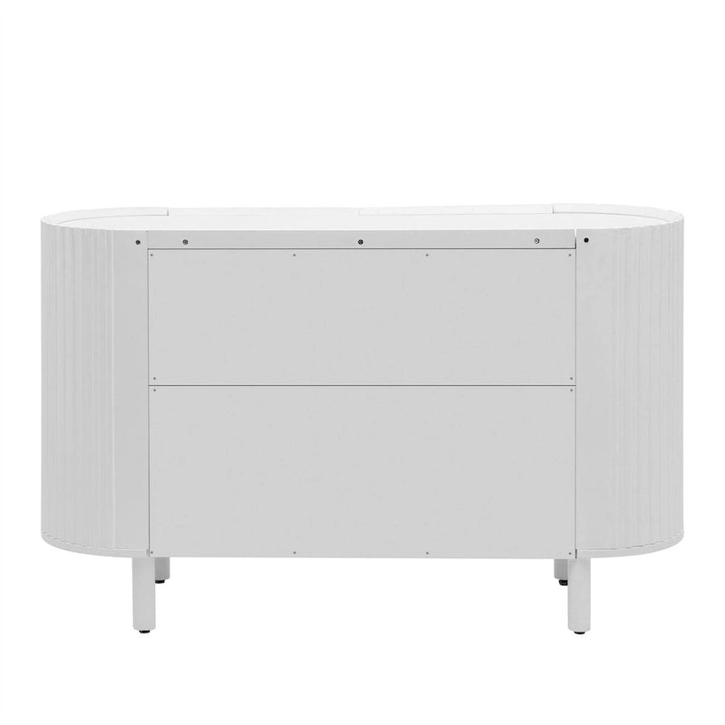 47.80 Inch high quality MDF Sideboard with Adjustable Shelves - 47.80 x 16.50